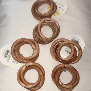 Set of 6 napkin rings